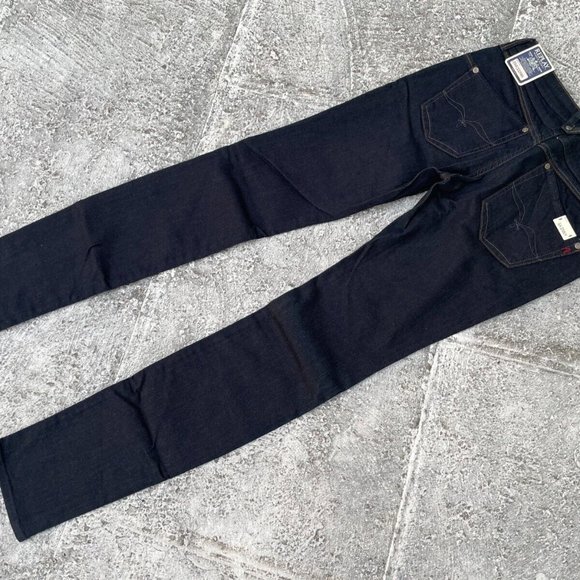 Replay Women Jeans Dark Washed Blue Denim Jeans Size 28 - Picture 8 of 9